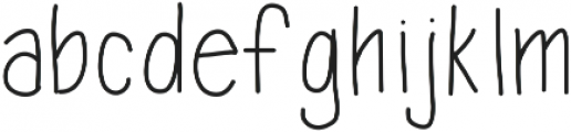 Understated ttf (400) Font LOWERCASE