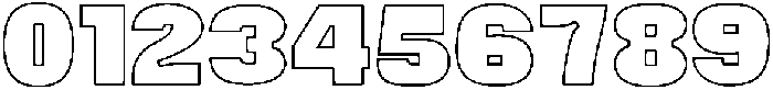 Uneko Bold Outline otf (700) Font OTHER CHARS