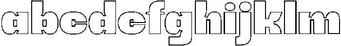 Uneko Bold Outline otf (700) FONT