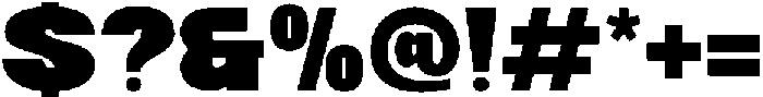 Uneko Bold Regular otf (700) Font OTHER CHARS
