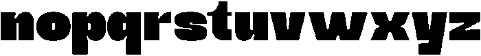Uneko Bold Regular otf (700) Font LOWERCASE
