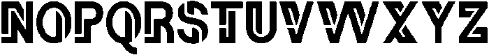 Unera Regular otf (400) Font UPPERCASE