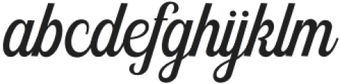 Unflash Variable Script Extra Light otf (200) Font LOWERCASE