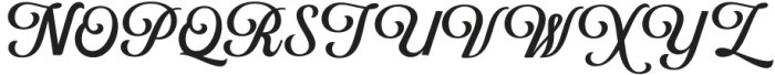 Unflash Variable Script Medium otf (500) Font UPPERCASE