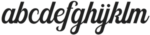 Unflash Variable Script Medium otf (500) Font LOWERCASE