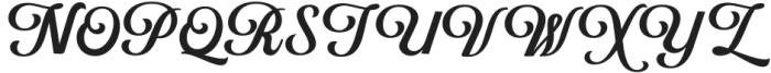 UnflashVariableScript-Bold otf (700) Font UPPERCASE