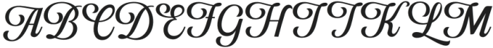 UnflashVariableScript-Regular otf (400) Font UPPERCASE