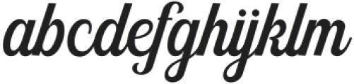 UnflashVariableScript-Regular otf (400) Font LOWERCASE