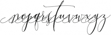 UnforgettableSwashes1 otf (400) Font LOWERCASE
