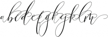 UnforgettableSwashes2 otf (400) Font LOWERCASE