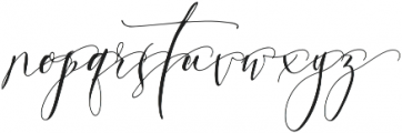UnforgettableSwashes4 otf (400) Font LOWERCASE