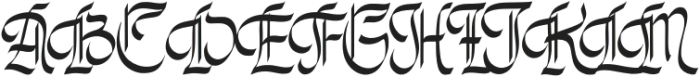 UnholyTrinity-Regular otf (400) Font UPPERCASE