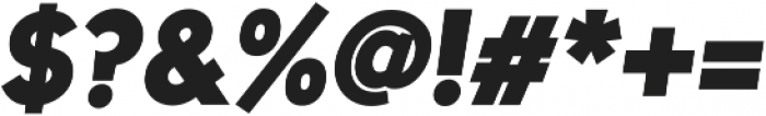 Uni Sans Heavy Italic ttf (800) Font OTHER CHARS