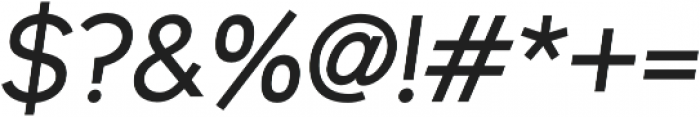 Uni Sans Regular Italic otf (400) Font OTHER CHARS