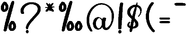 Unicorn Regular otf (400) Font OTHER CHARS
