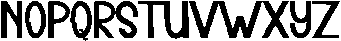 Unicorn Regular otf (400) Font LOWERCASE
