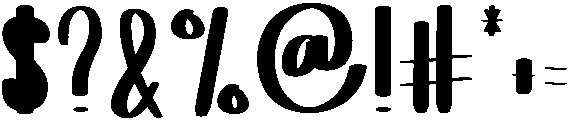 Unicorn Regular otf (400) Font OTHER CHARS