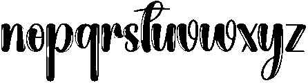 Unicorn Regular otf (400) Font LOWERCASE