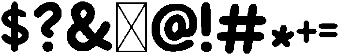 Unicorn Regular otf (400) Font OTHER CHARS