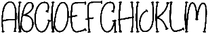 Unicorn Watercolor Regular otf (400) Font UPPERCASE