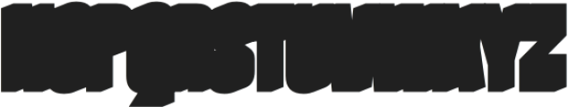 Union Clan Up Shadow Regular otf (400) Font UPPERCASE