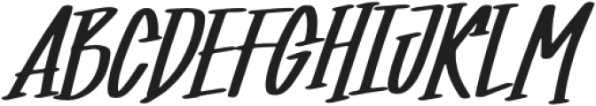 Union Lesson Italic otf (400) Font UPPERCASE