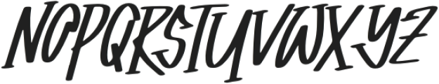 Union Lesson Italic otf (400) Font UPPERCASE