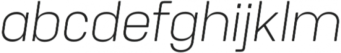 Unione Light Oblique Rounded otf (300) Font LOWERCASE
