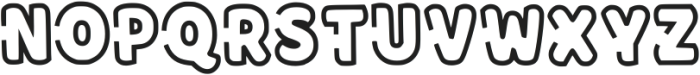 Unique Bolder Regular otf (700) Font UPPERCASE