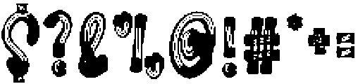 Unique Design Regular otf (400) Font OTHER CHARS