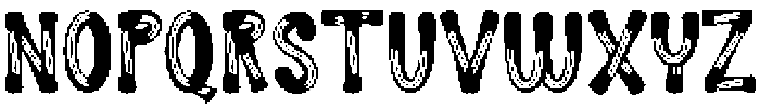 Unique Design Regular otf (400) Font UPPERCASE