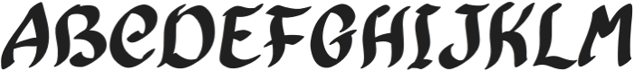 Unique Easter Regular otf (400) Font UPPERCASE