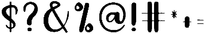 Unique Regular otf (400) Font OTHER CHARS
