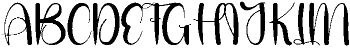 Unique Regular otf (400) Font UPPERCASE