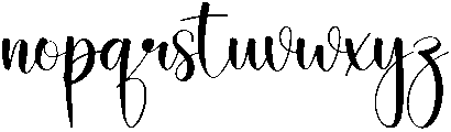 Unique Regular otf (400) Font LOWERCASE