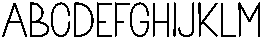 Uniteam Regular otf (400) Font LOWERCASE