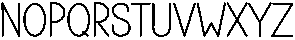 Uniteam Regular otf (400) Font LOWERCASE