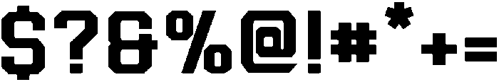 United Regular otf (400) Font OTHER CHARS