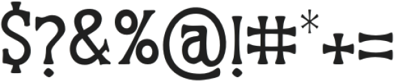 UnityNeo-Regular otf (400) Font OTHER CHARS