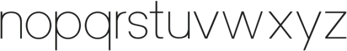 Univa Nova Thin otf (100) Font LOWERCASE