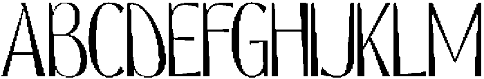 Univars Regular otf (400) Font UPPERCASE