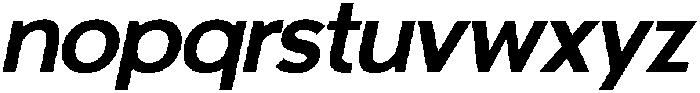 Universal Bold Italic otf (700) Font LOWERCASE