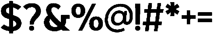 Universal Bold otf (700) Font OTHER CHARS