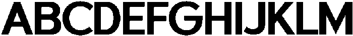 Universal Bold otf (700) Font UPPERCASE