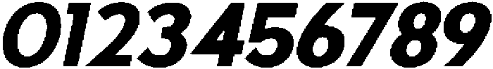 Universal ExtraBold Italic otf (700) Font OTHER CHARS