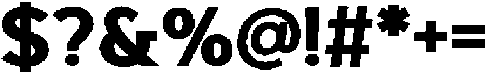 Universal ExtraBold otf (700) Font OTHER CHARS