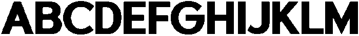 Universal ExtraBold otf (700) Font UPPERCASE