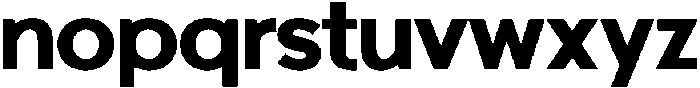 Universal ExtraBold otf (700) Font LOWERCASE