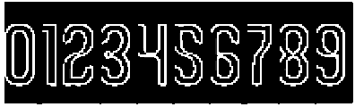 Universal Law-Hollow-inverse otf (400) Font OTHER CHARS