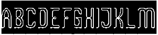 Universal Law-Hollow-inverse otf (400) Font UPPERCASE